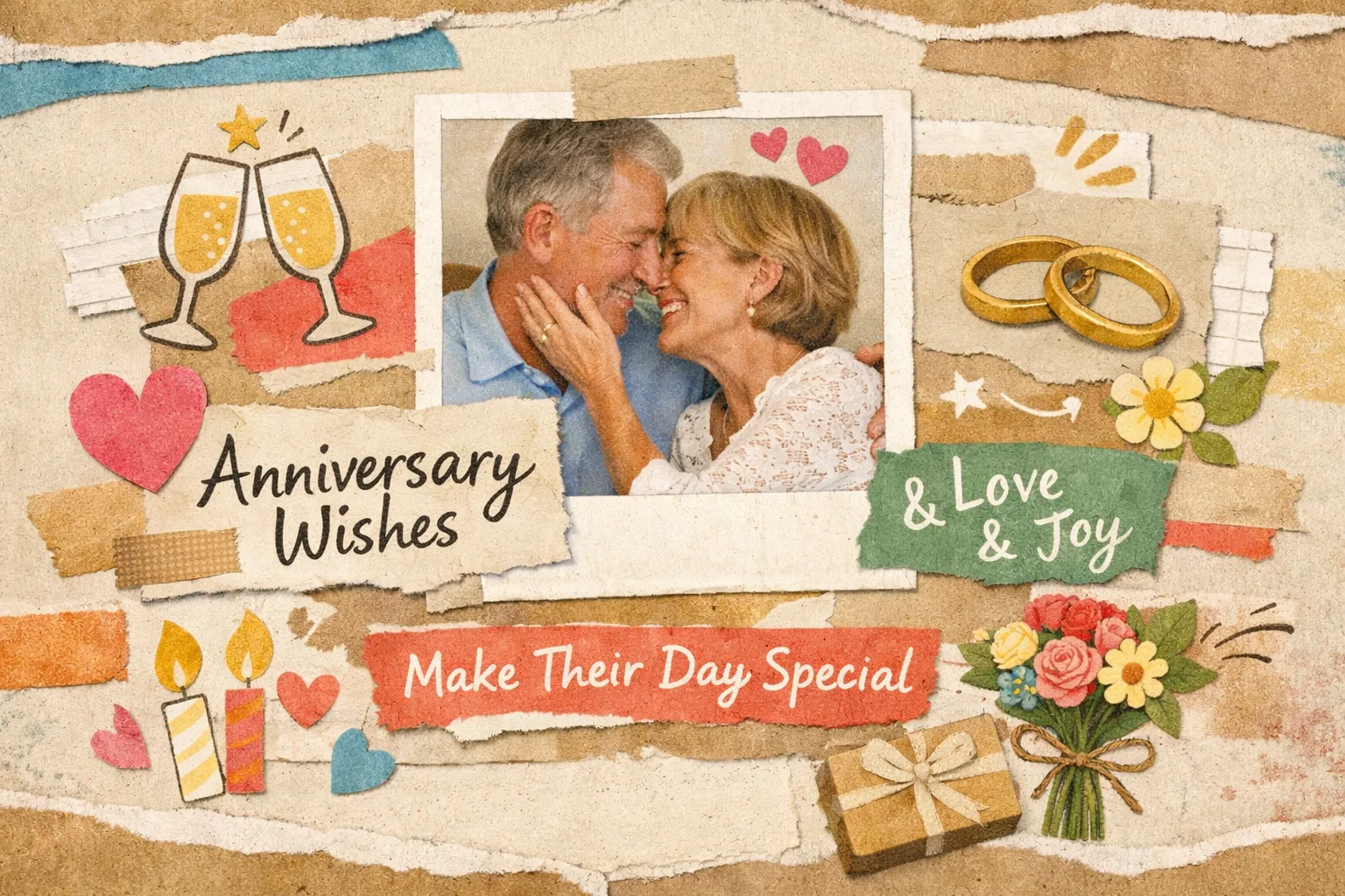 50 Anniversary Wishes to Make Their Day Special